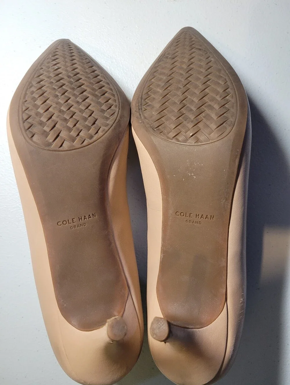 Cole Haan Grand Women's Nude Pointed-Toe Pumps, 9